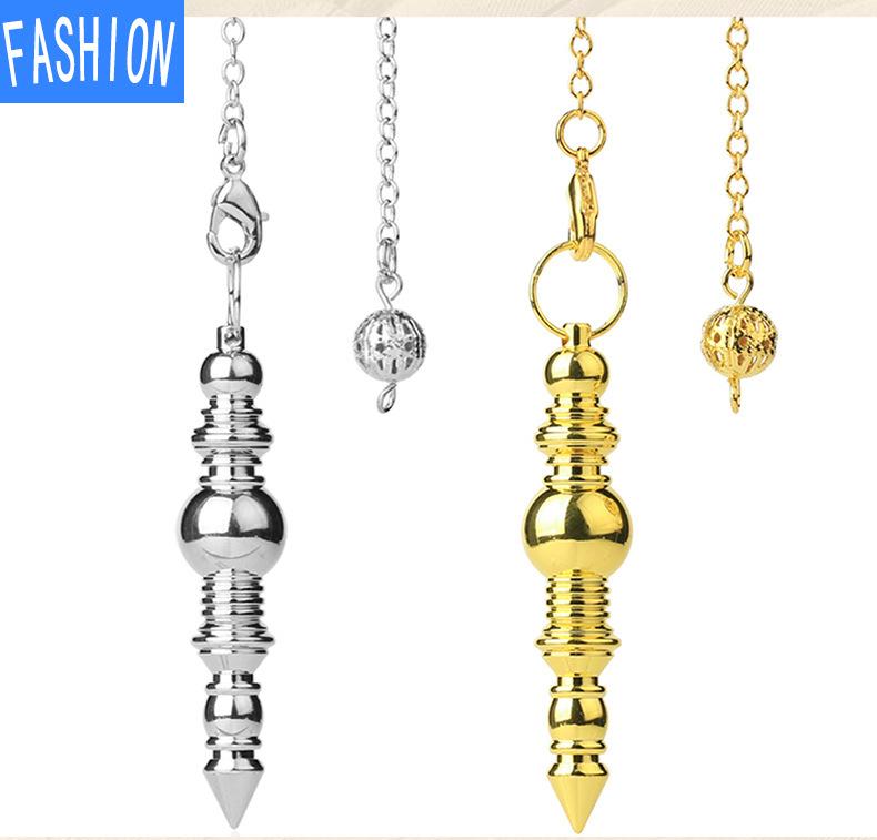 Zinc Alloy Plated Flexible Pendulum FM Independent Thread Conical Pendant