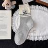 Cute Cartoon Socks - Children's Puppy Knee-high Socks with Bows, Fel Island Pile-up Socks, Boneless Student Socks