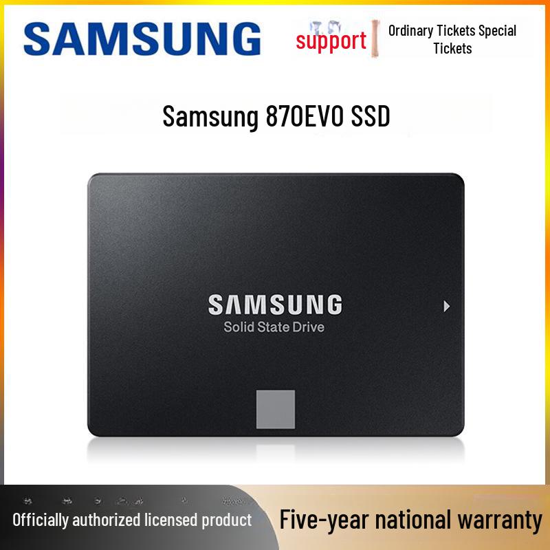 

Samsung 870 EVO SSD SATA3 для ноутбуков и настольных ПК - Доступны емкостью 250 ГБ, 500 ГБ, 1 ТБ, 2 ТБ. 500GB