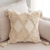Simple Modern Tufted Tassel Pillow Sofa Living Room Lumbar Pillow Nap Pillow Bed Back Cushion Core-free Pillow Case
