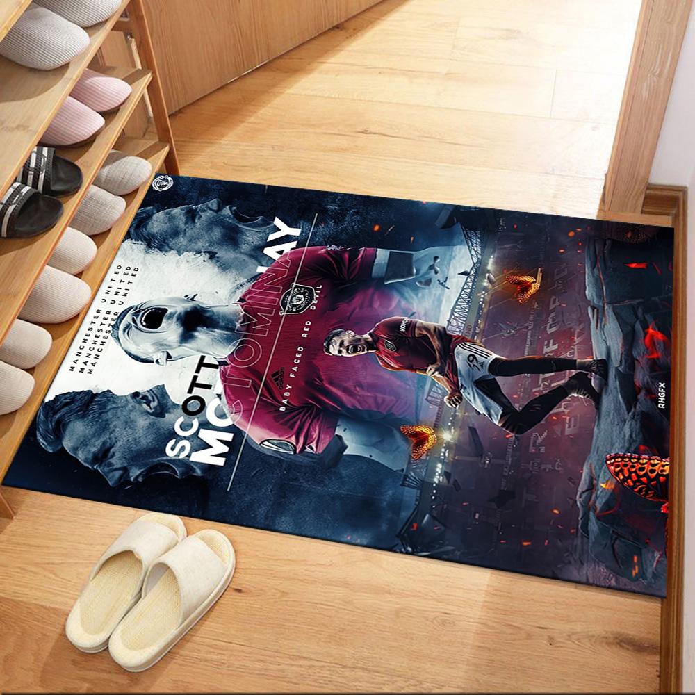 Manchester Floor Rug Office Rug Design For Study Room Game Room Hallway Decorate Room Antislip Rug Anime Office Decor Perfect Gift For Womenmen