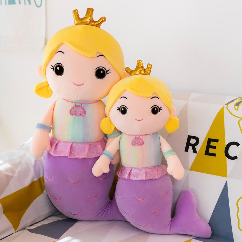 Mermaid Pillow Doll Cute Plush Toy Princess Children Girl Doll Dolls for Girls