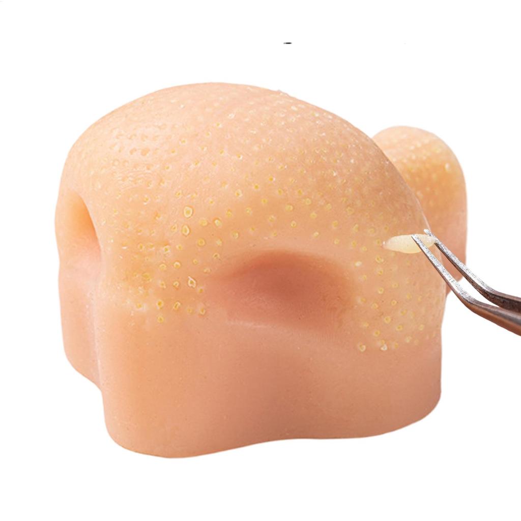 Silicone Pimple Popping Toy Satisfying Pimple Pop Toy Reusable Stress Reliever Nose Game For Kids Boy Girls Adults Classroom