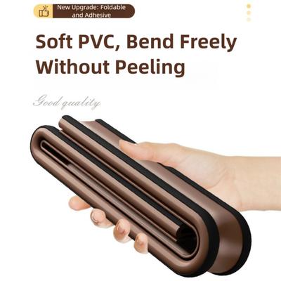 Noise Reduction Door Draft Stopper Self-adhesive PVC Weather Stripping Insect Prevention Thickened Sound Barrier Living Room