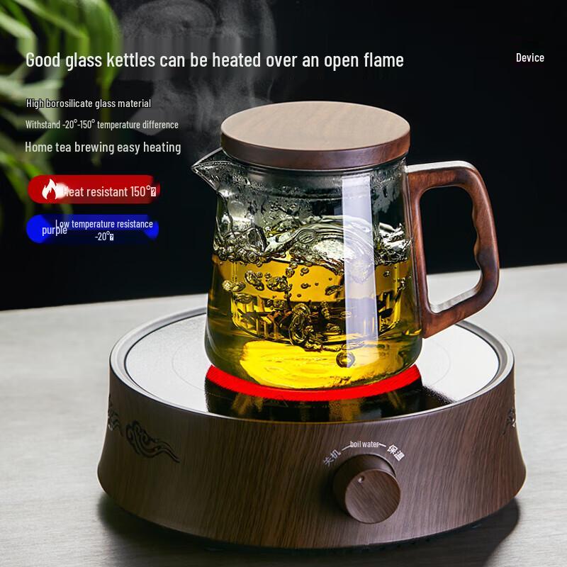 Ni Ye Heat-Resistant Glass Teapot & Tea Set