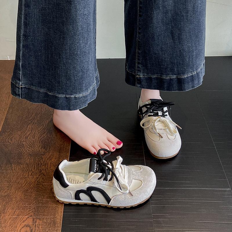 

Модная ретро универсальная классическая женская обувь на шнуровке, новая летняя, удобная и легкая обувь для скейтборда 40 бежевый