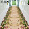 3D Flower Home Corridor Carpet Crystal Velvet Dirt Resistant Wear-resistant Anti Slip