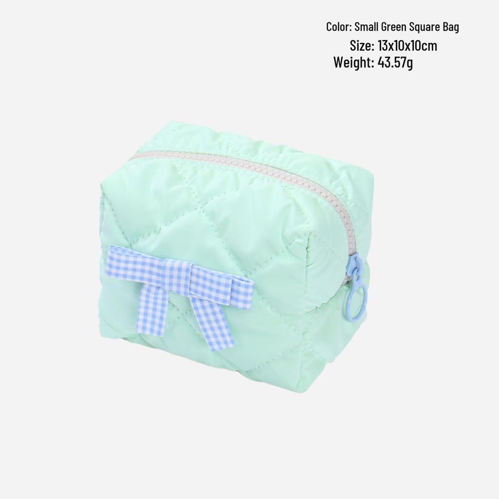Compact Waterproof Makeup Bag - Stylish Coin & Earphone Pouch for Women