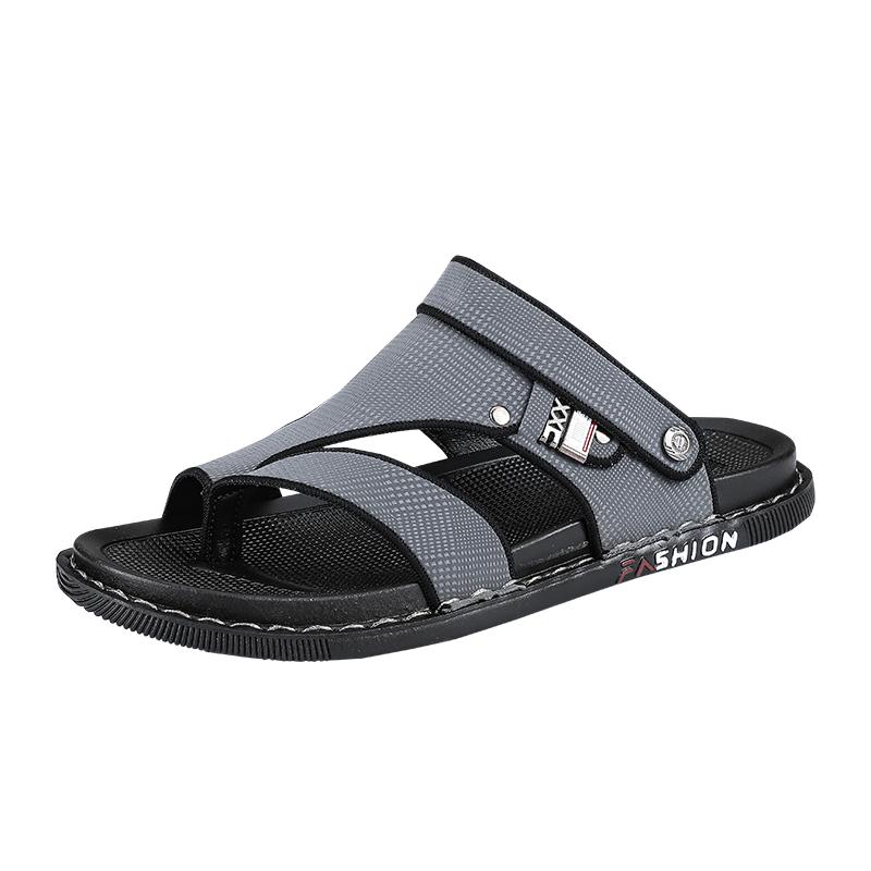 Summer Mens Breathable Soft Sole Sandals Comfortable Open Toe Design Slippers High Quality Outdoor Beach Leisure Work Men Shoes