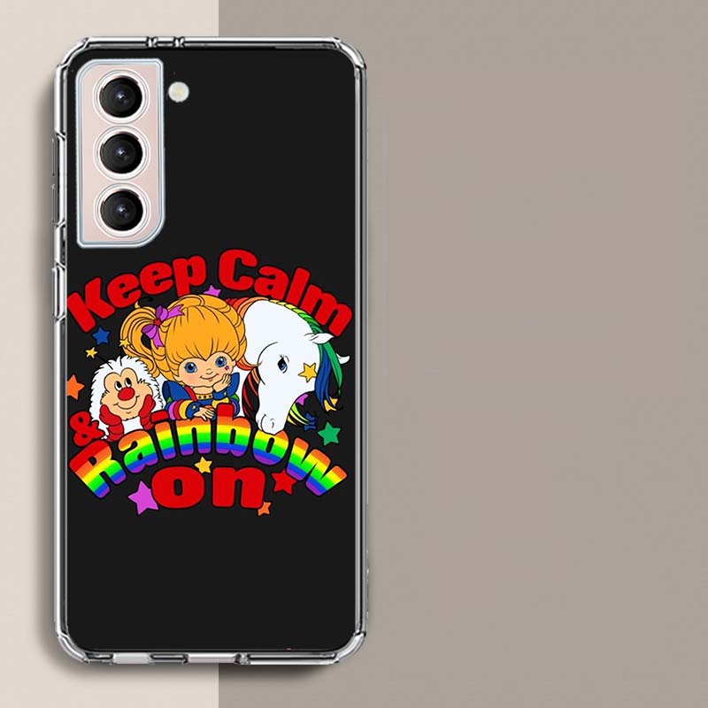 R-Rainbow Cute Brite Phone Case For Galaxy A14 A24 A34 A54 Samsung A02S A12 A22 A32 A42 A52 A72 A13 A33 A53 5G A03 A03S A23 A73
