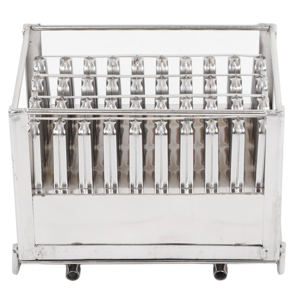 Formă de Înghețată Rezistentă Argintie Groasă Sigură Fiabilă DIY Inox Formă Bar de Gheață