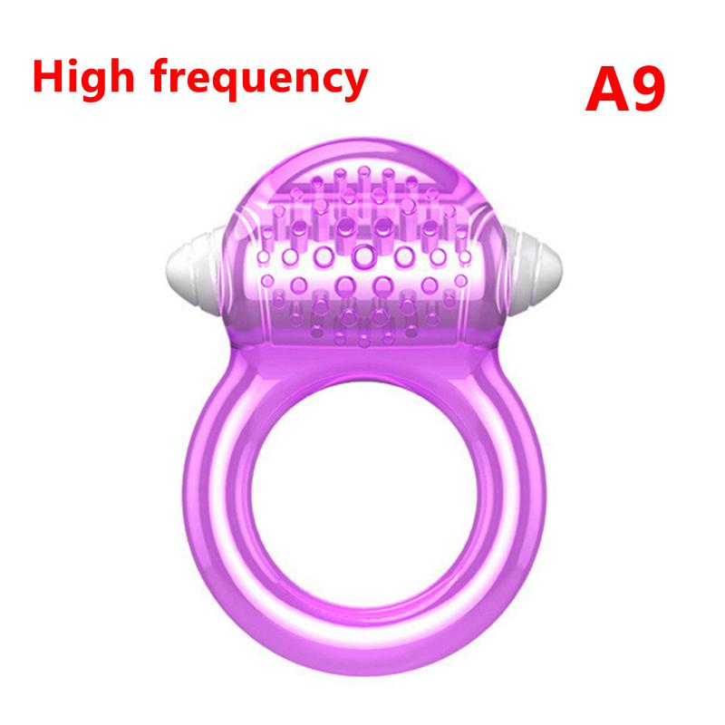 Delayed Ejaculation Cock Penis Ring Soft Silicone Adult Sex Toys Dick Penis Vibrators Ejaculation Cock Ring Vibrating For Men