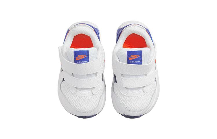 Nike Air Max SYSTM Cushioning, Wear Resistant Low top Toddler Shoes White Blue Infant And Toddler DQ0286-101