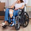 Damen - Auswärtshose mit Seitentaschen für Hüfte, Knie und Bein, leicht zugänglich, Sportliche Hose