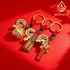 Popular Alloy Lucky Keychain Pendants: Zhuazhou Abacus & Temple Crafts
