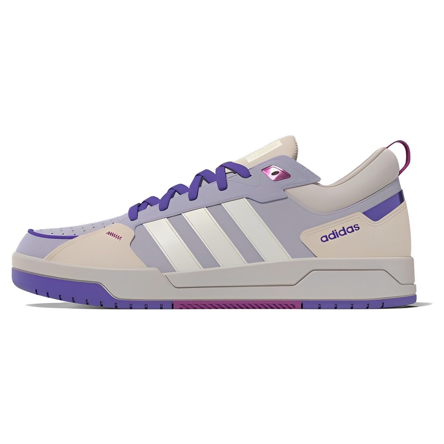 (WMNS) adidas Neo 100DB Shoes Beige Purple White Women s HQ4550 EU 36