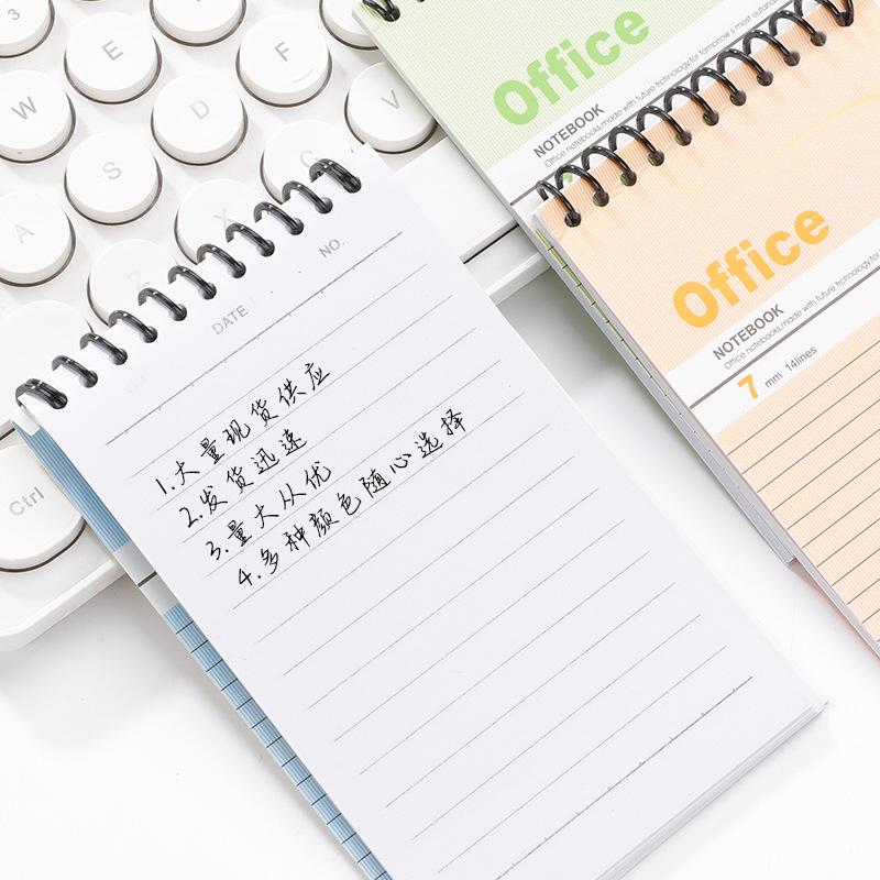 40-Pack Portable A7 Spiral Notebooks: Pocket-Size, 30-Page Sticky Notes, Free Shipping