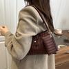 Yogodlns Herbst/Winter Neues Strickmuster Handtasche Retro Eimer Unterarm Hobo Tasche Damen Einzelne Schultertasche
