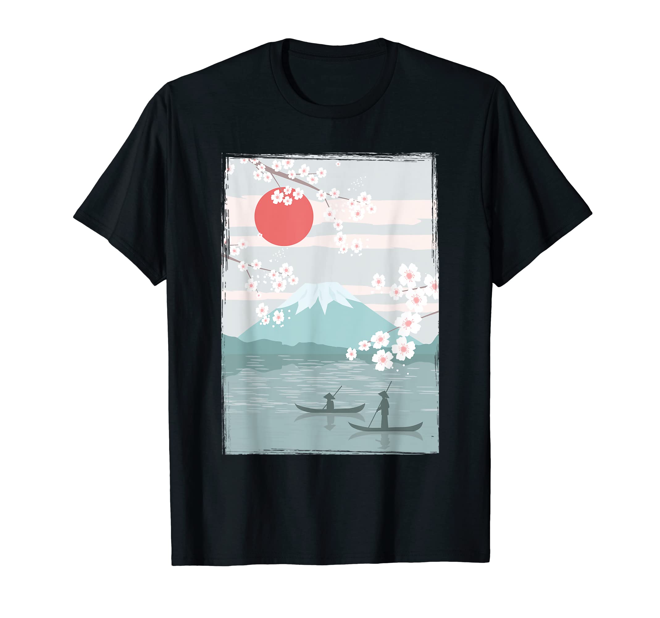 

Cherry Blossom I Fuji I Cherry Tree Japan Fujishiyama Japanese Mt. T-Shirt чорний