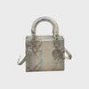 2024 Luxury Snake Pattern Women's Square Shoulder & Messenger Bag