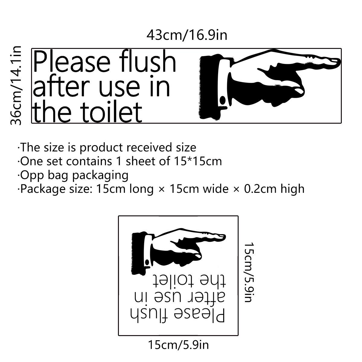 

Fashion Home Decoration Toilet Stickers Creative Bathroom Stickers Push This Button Notes Waterproof Decor Paste 2026 Christmas