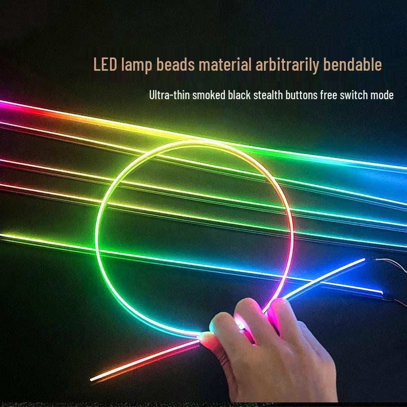 Car Interior 18-in-1 Hidden LED Ambient Light Strip - 256 Color Options