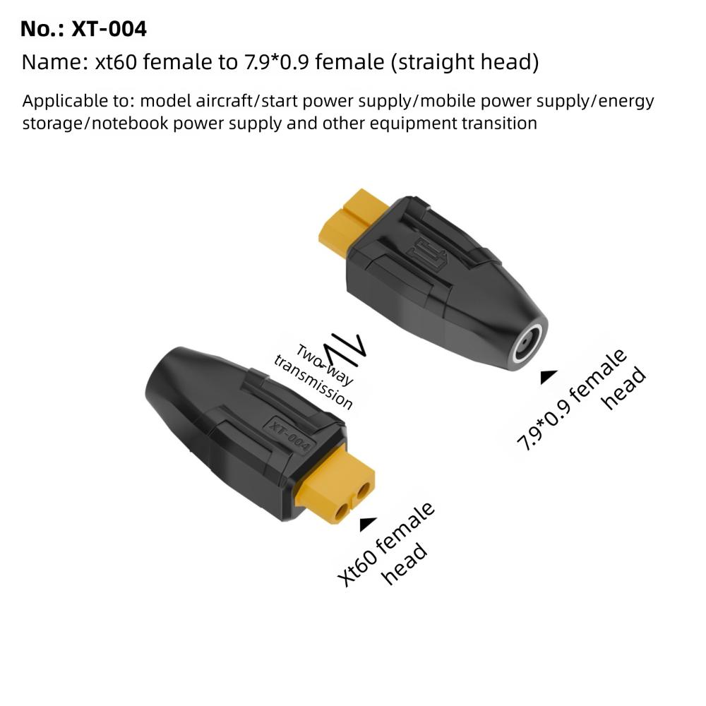 5525 7450 USB C to XT60 Adapter 20V/5A Male to Female XT60 to EC5 Converter for Airplane Model Energy Storage Outdoor Power