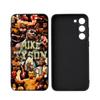 M-Mike T-Tyson Boxer Samsung Galaxy S24 S23 Ultra S22 S21 Plus S20 Schwarze Weiche Silikon Schutzhülle