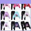 Kpop Demon Hunters Girl Kids Cotton Hoodie Set With Long Sleeves For Casual Wear