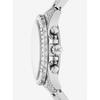 Michael Kors Pave Silver Tone Oversized Watch Mko122740
