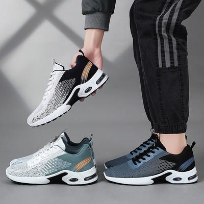 Casual Men's Shoes, New Spring, Autumn And Summer Sports Shoes, Breathable Flying Woven Shoes, Men's Mesh Shoes