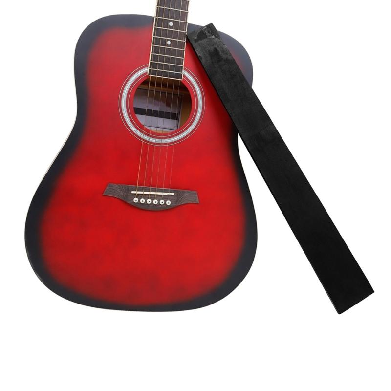 Comfortable Guitar Fingerboard Unslotted Blank Ebony Fretboard Acoustic Guitar Finger Plate Replacement Guitar Parts