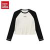 Anta Women's Quick-Dry Color-Block Long-Sleeve T-Shirt
