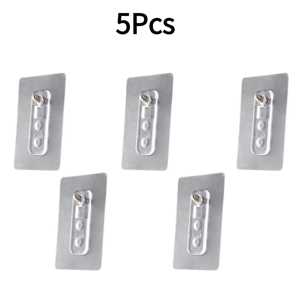4/5PCS Non Punched Self-adhesive Screw Sticker Adhesive Strong Non Nail Wall Frame Fixing Screw Hook Storage Rack Fixing Tools