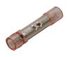Nichifu Terminal Industries Insulated Crimp Sleeves for Copper Wire, Environmentally Friendly Type B, Transparent Red, 100 Pieces (TMX BP-1.25RCL)
