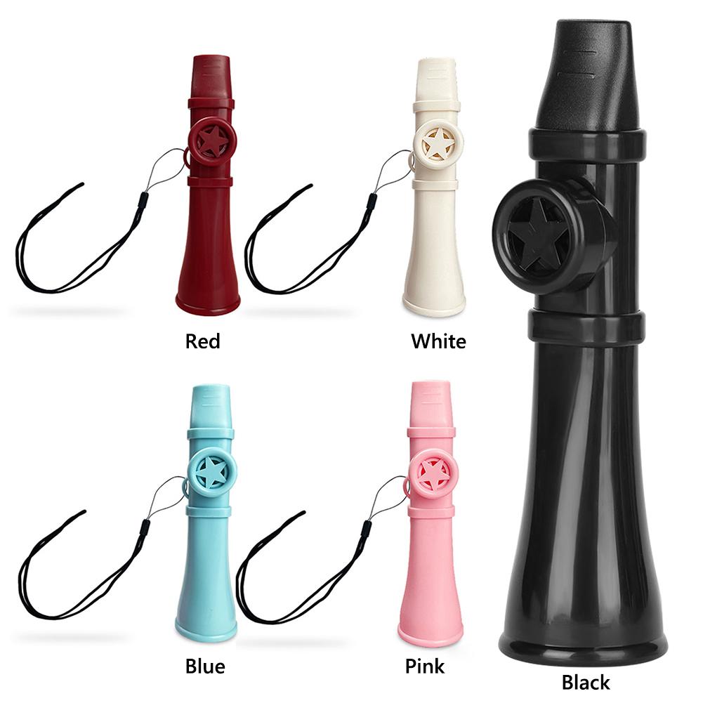 Portable Kazoo Flute Easy To Learn Musical Instruments with Lanyard Plastic Dudu Mouthpiece Flute for Kids and Adults