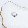 Серебряное кольцо с натуральным сапфиром 0.75ct, вес изделия 2,63 гр (2168768)