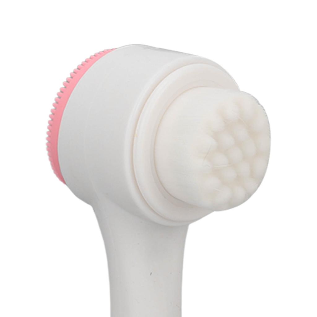2Pcs Face Wash Brush Double Sided Deep Dirt Oil Cleansing Face Massage Face Scrub Brush for Face Washing Massage