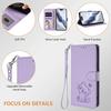 WEFOR Cute Cat Wallet Case for Samsung Galaxy A06 A70 A50 A42 5G A30 A21S A20E A10S A10E, Flip Cover, Card Holder, Kickstand