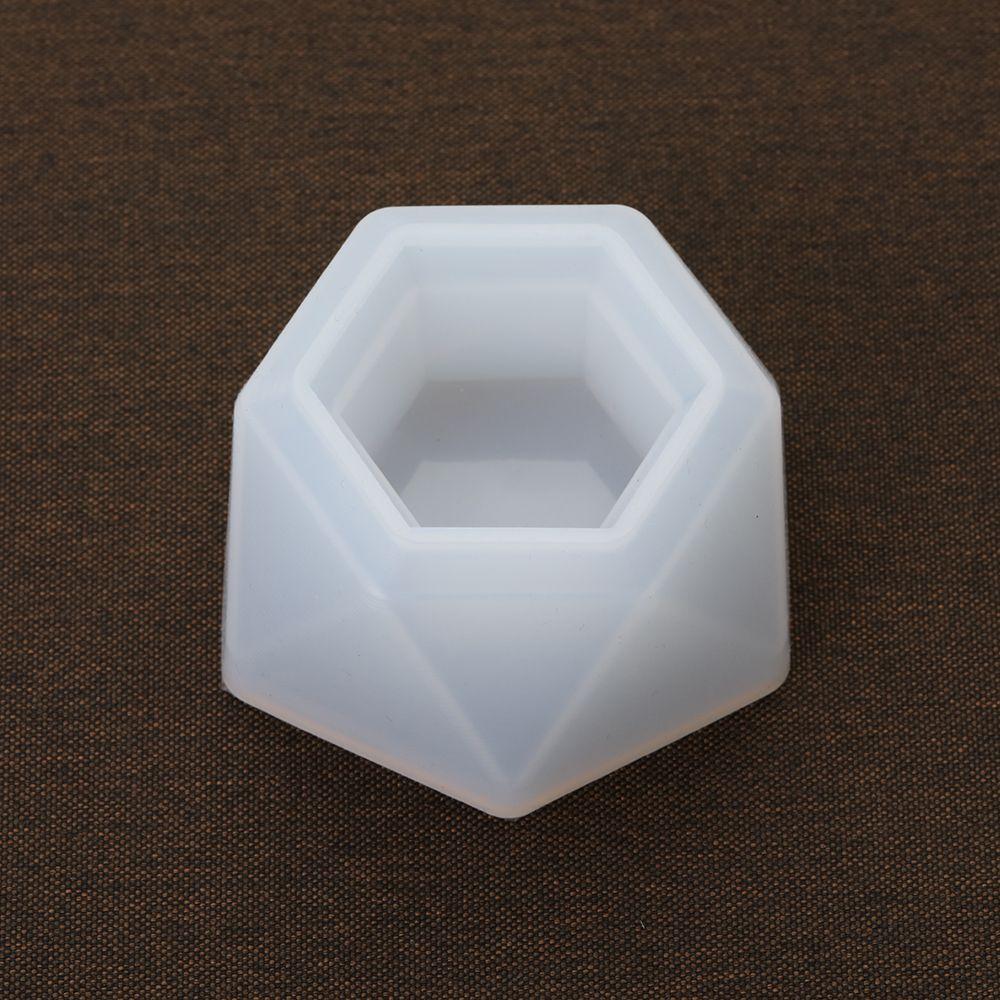 Decorations Jewelry Making Tool Casting Hexagon Cup Epoxy Resin Mold Succulent Flowerpot Silicone Mould Crystal Resin Tray Mold