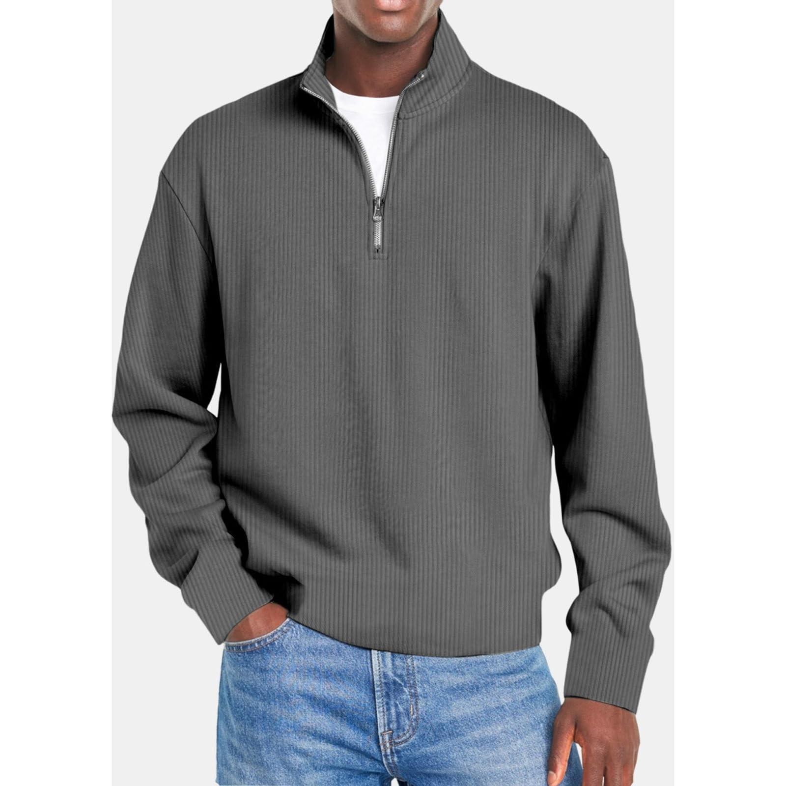 

Men Sweatshirt Pullover Warm Long Sleeve Shirts Tops M