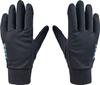 ZETT Baseball Cold Weather Fleece Black X Blue Size M Gloves, Gloves, (1923), (BG51114B)