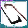 AA92-2Pcs Gloss Black Exterior Front Fog Light Lamp Cover Trim Fit For Honda Civic -