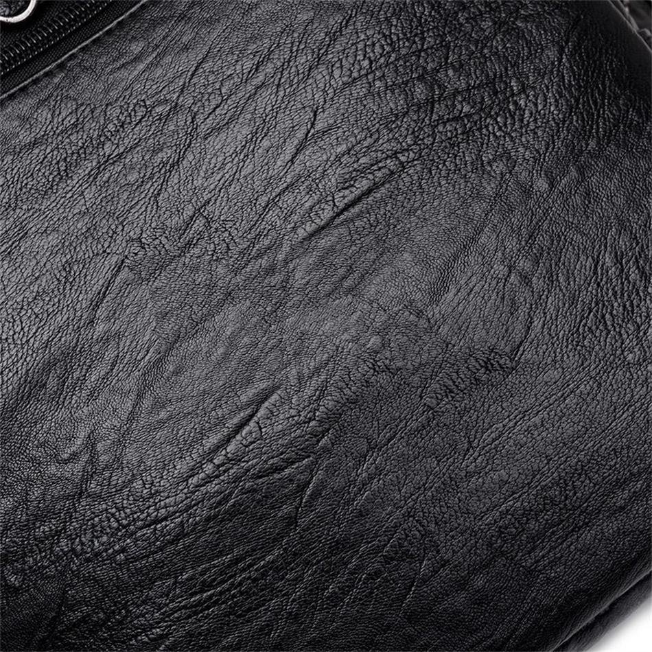 Lässige Damen-Multifunktions-Umhängetasche, modisch, weiches PU-Leder, Designer-Frauen-Rucksäcke für Schule, Teenager, Reiserucksack