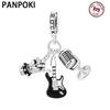 Copper Music Rock Hobby Pendant Bracelets Charm Fits Jewellery Party Bead DoItYourself Elegant Festival Gift Accessories