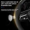 Suitable for Mg Breathable Hole Leather Matte Carbon Fiber Texture Steering Wheel Cover Suitable for Zs Mg3 Hybrid Luxury 2025
