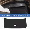 For BMW X4 G02 2018-2026 Car Trunk Door Protective Mat PU Leather Tailgate Anti-Scratch Anti Kick Pad Car Interior Accessories