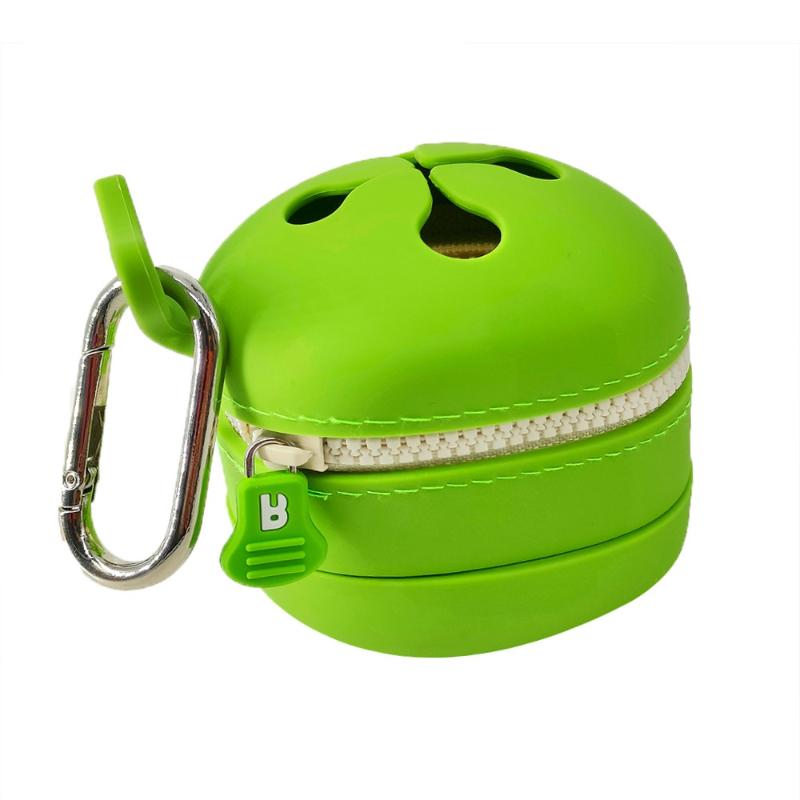 1 Piece Portable Storage Pouch For Small Fishing Gear Outdoor Waste Collection Foldable Fly Fishing Silicone Storage Container