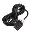 Heschen Square Inductive Proximity Sensor Switch, Non-Shield Type, PL-05P, Detector Distance 5mm, 10-30VDC 200mA, PNP Normally Open(NO), 3 Wire