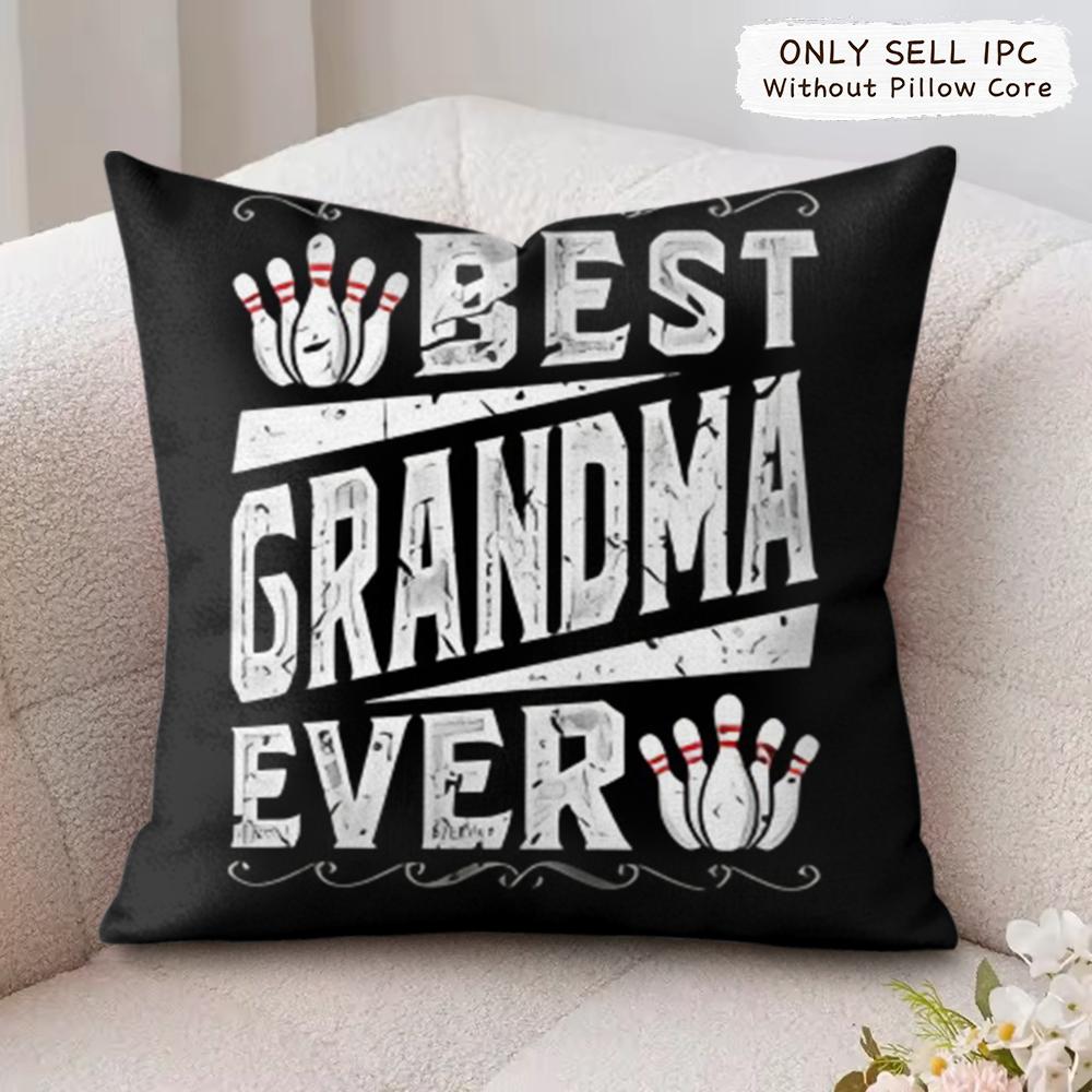 Best Grandparents Ever Cushion Cover Soft Plush Fabric DoubleSided Printed Cushion Covers for All Seasons Modern Home Decor